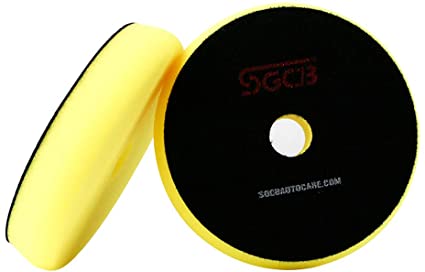 Yellow SGCB 5" Buffing Pad Soft Cut